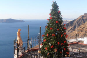 Christmas Santorini, Greece