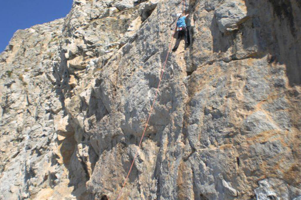 Rock Climbing Santorini